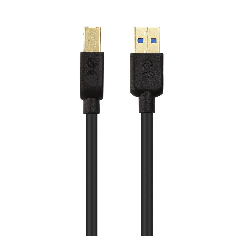 Cable Matters Long USB 3.0 Cable (USB 3 Cable, USB 3.0 A to B Cable) in Black 10 ft 10 Feet