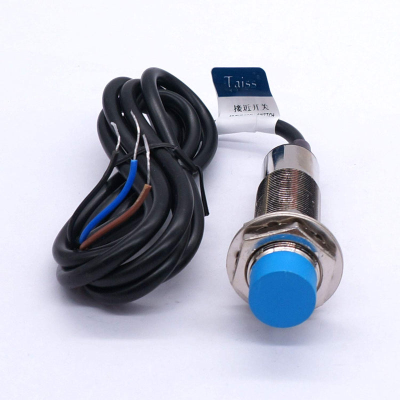 Taiss 2pcs M18 Proximity Sensor NPN NC 6-36VDC 8mm Detective Approach Sensor Inductive Proximity Switch LJ18A3-8-Z/AX