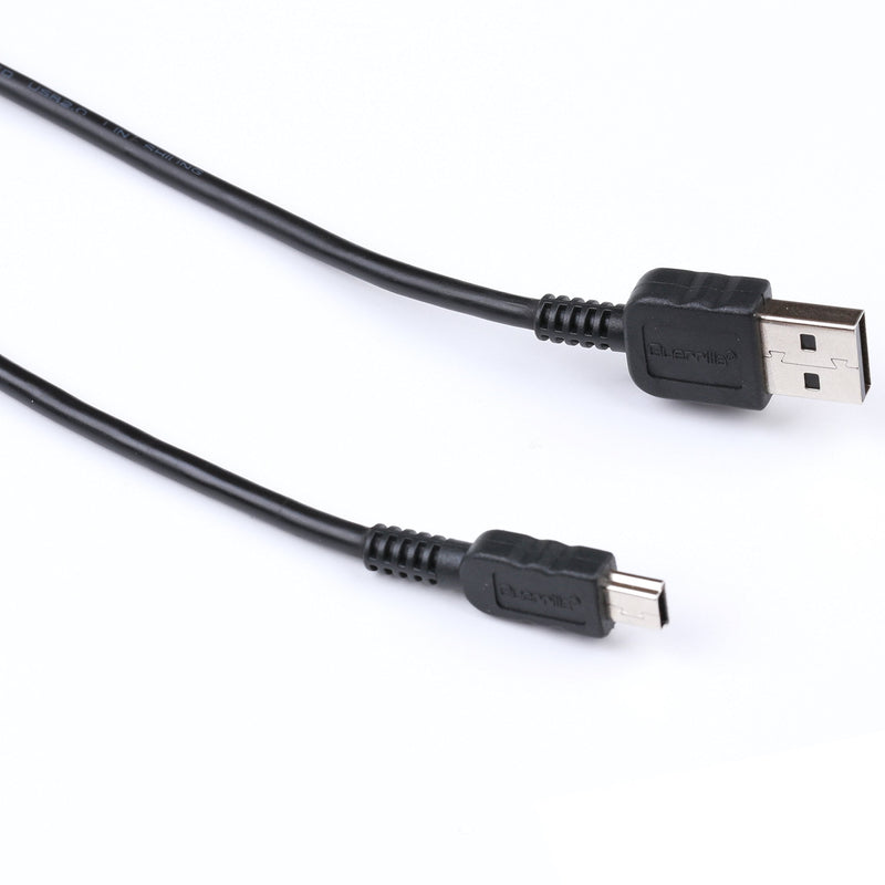 Guerrilla USB cable for TI 84 Plus, TI 84 Plus C Silver Edition, TI 89 Titanium, TI Nspire CX & CX CAS graphing calculators, Black