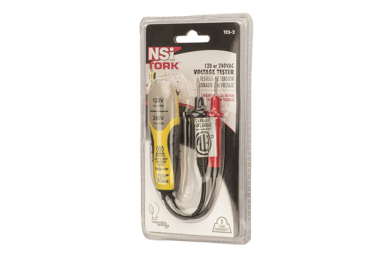 NSi Industries TES-2 Voltage Tester, 120 or 240 VAC