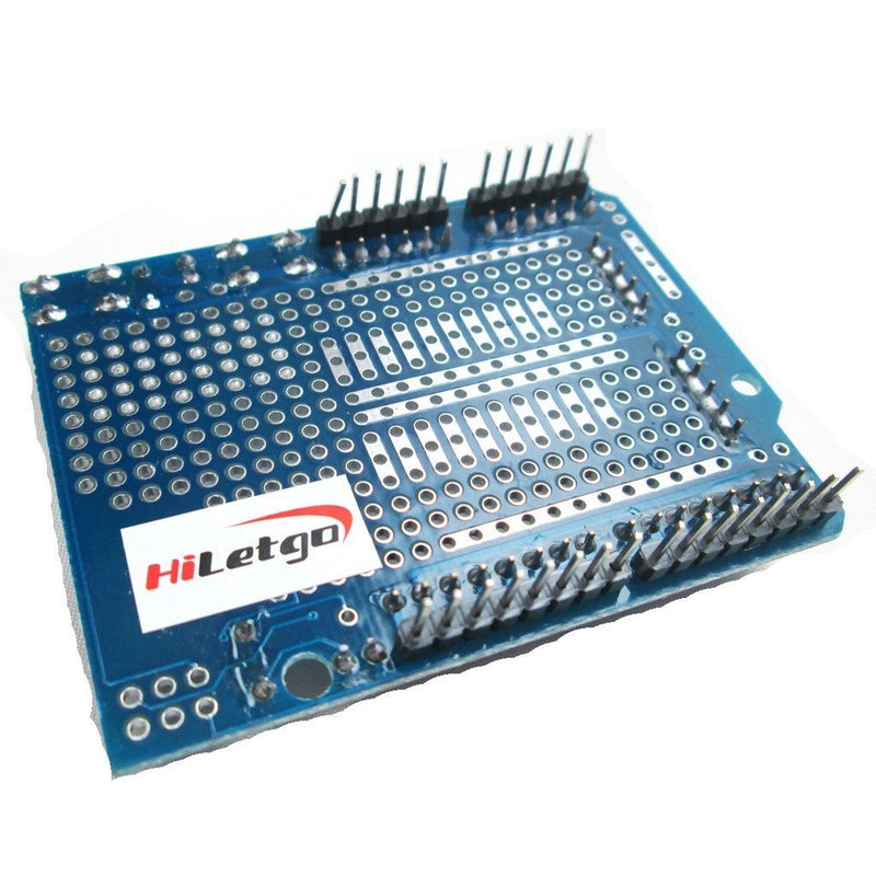 HiLetgo 2pcs UNO R3 Proto Shield Prototype Expansion Board with SYB-170 Mini Breadboard Based for Arduino UNO R3 ProtoShield