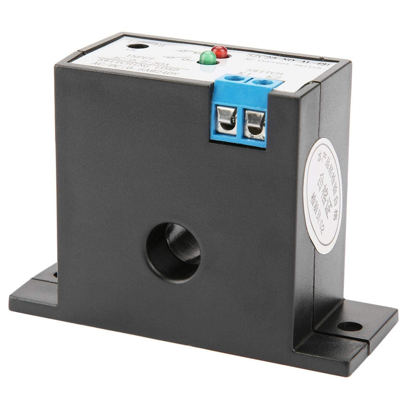 Heayzoki Normally Open Current Sensing Switch Adjustable AC 0.2-30A SZC23-NO-AL-CH,Current Sensing Relay Switch,Self-Powered, No External Power Supply Required.