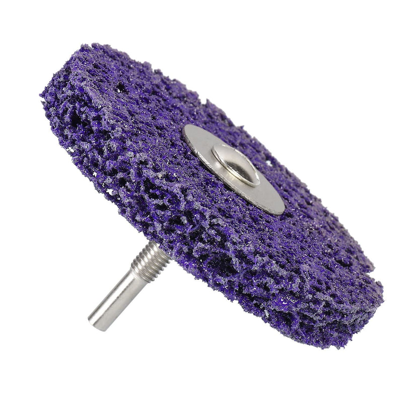 Angelkiss 5 piece disc set, 100 mm CBS grinding disc, purple coarse cleaning disc, CBS cleaning disc for angle grinders of paint, rust welds, oxidation cleaning and removal