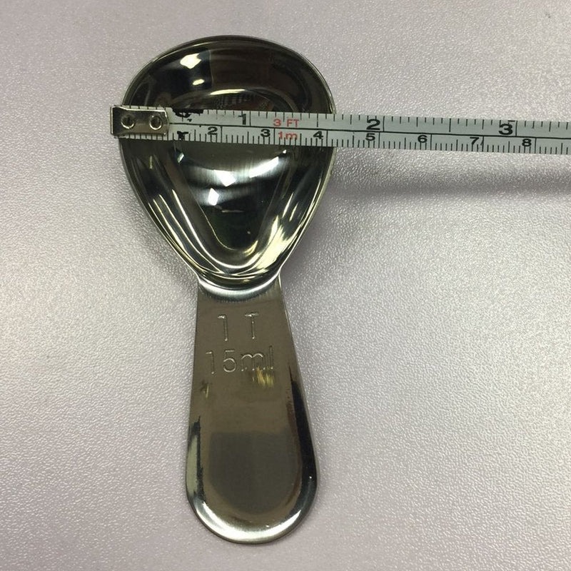 FDA 15ml Coffee Scoop Measuring Spoons 18/8 Corrosion Resistance Stainless Steel Tablespoon 1pc (1Tbsp) 1x15ml
