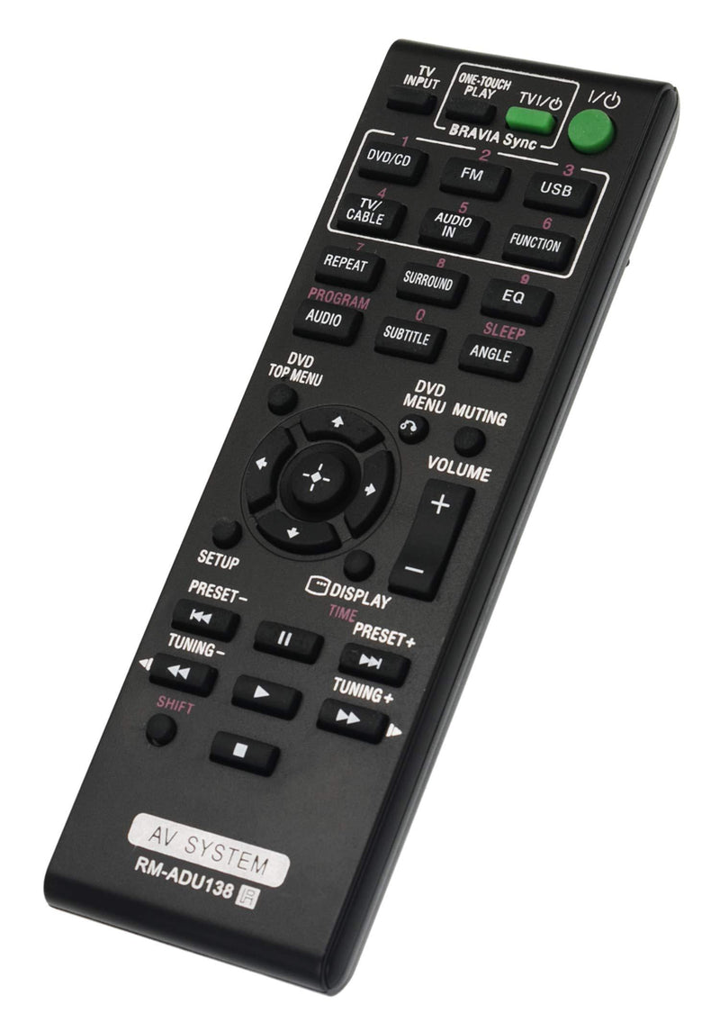 New RM-ADU138 Replaced Remote fit for Sony DAV-TZ140 HBD-TZ140 DAV-TZ150 HBD-TZ145 DAV-TZ145 AV-RZ130 DAVTZ150 HBDTZ145 DAVTZ145 AVRZ130 DAVTZ140 HBDTZ140 Audio Vidio AV System RM-ADU101 DAV-TZ135