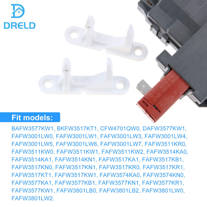 131763202 131763256 Washer Door Lock Switch with 131763310 Door Striker, Replacement for Frigidaire Whirlpool Electrolux Kenmore Gibson, Replace 131763255 1317633 131269400 131763200 AP4455026