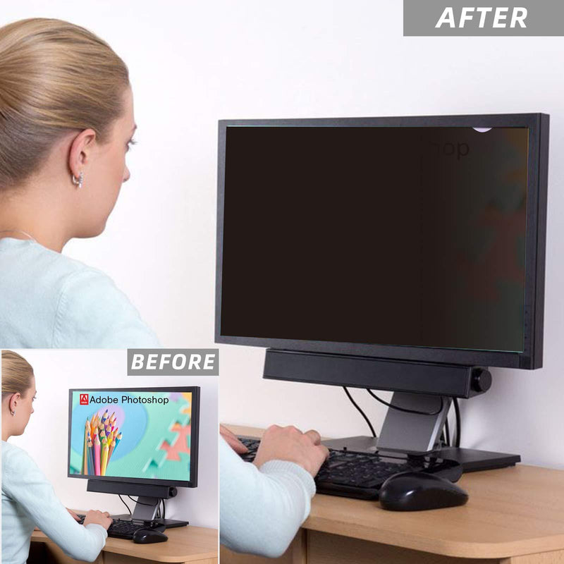 21.5 inch Computer Privacy Screen Filter - Compatible 16:9 Aspect Ratio Widescreen Monitor - Blue Light Filter - Anti-Glare & Anti-Scratch Protector Film (21.5" Widescreen (16:9)) 21.5" Widescreen (16:9 )