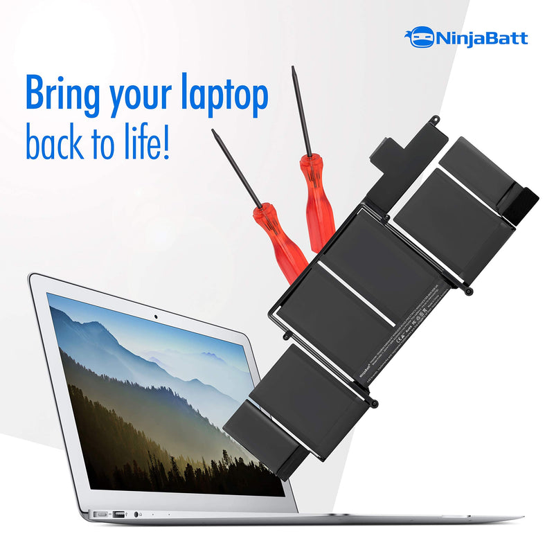NinjaBatt Battery A1502 A1582 for Apple MacBook Pro Retina 13â€ A1493 [2013 2014 2015 Years] - Long Lasting [71.8Wh/11.43V]
