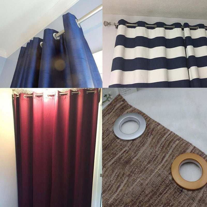 Selling Wonderful 1-9/16-Inch Inner Diameter Plastic Curtain Grommets 20-Pack (Black)
