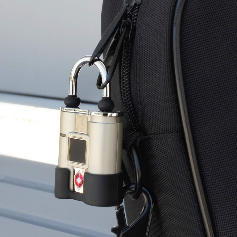 Aluratek Bio-Key TouchLock TSA Approved All Weather Keyless Bio-Lock with Fingerprint Recognition - Touchscreen (ATLTSAF)