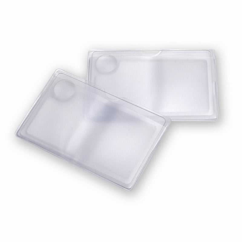 Carson Twin Pack 2.5x Power Credit Card Size Magnifiers with 6x Spot Lens (WM-01)