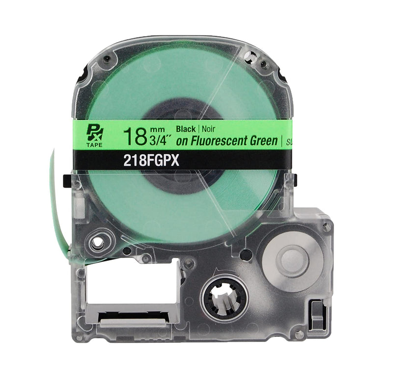 LABELWORKS PET (Polyester) Tape Cartridge - Fluorescent Label Maker Tape (Fluorescent Green) Fluorescent Green