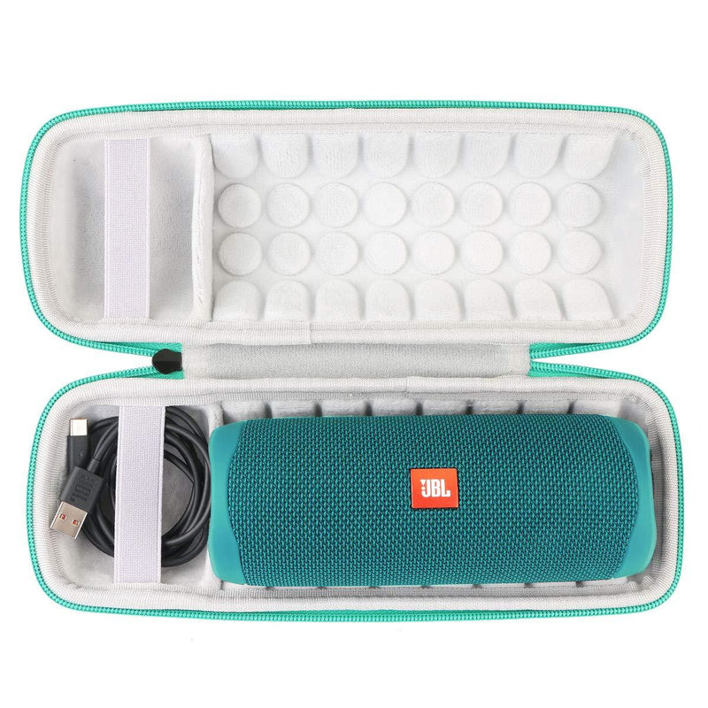 Khanka Hard Travel Case Replacement for JBL FLIP5 Flip 5 Waterproof Portable Bluetooth Speaker (Teal) Teal