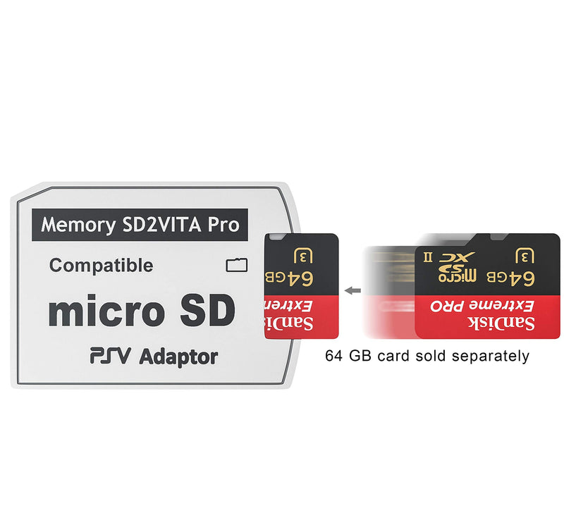 Skywin SD2Vita PS Vita Micro SD Memory Card Adapter Compatible with PS Vita 1000/2000 3.6 or HENkaku System