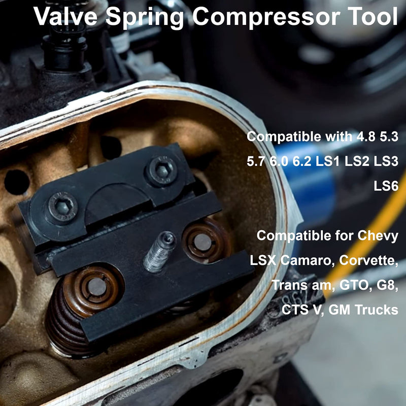 Sporthfish Valve Spring Compressor Tool 4.8L 5.3L 5.7L 6.0L 6.2 LS1 LS2 LS3 LS6 Compatible with LSX Camaro, Corvette, Trans am, GTO, G8, CTSV, GM Trucks