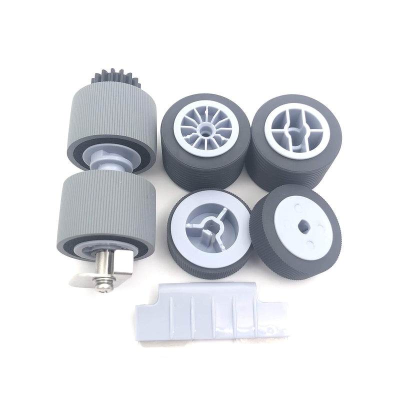 OKLILI PA03450-K011 PA03450-K012 PA03450-K013 PA03450-K014 Pick Roller Set Separator Roller Set Brake Roller Separation Pad Compatible with Fujitsu fi-5900C fi-5950 fi-5900 Scanner