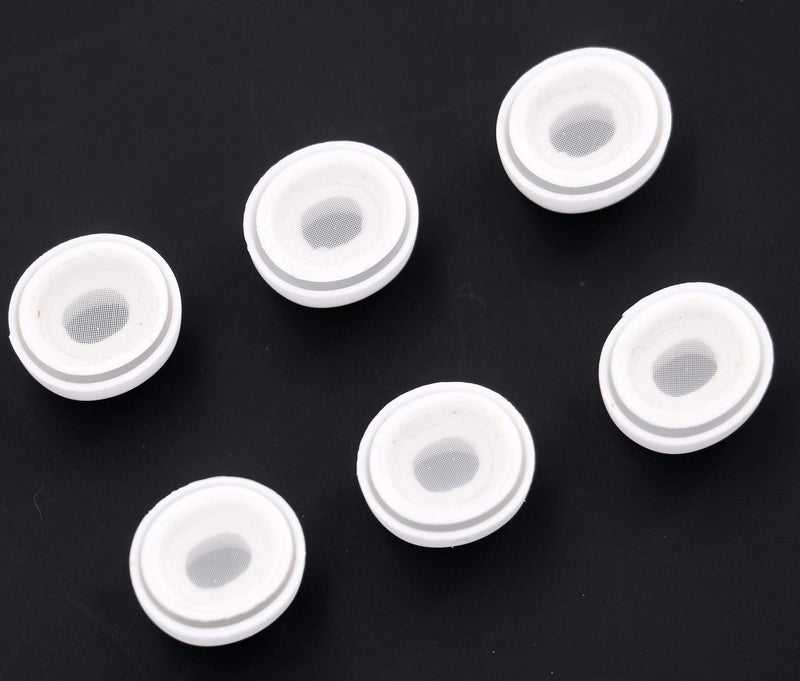 IiEXCEL Compatible with AirPods Pro Ear Tips Ear Buds, 3 Pairs Small Size Replacement Silicone Rubber EarTips Buds Gel Skin Cover Accessories for AirPod Pro - Small White S