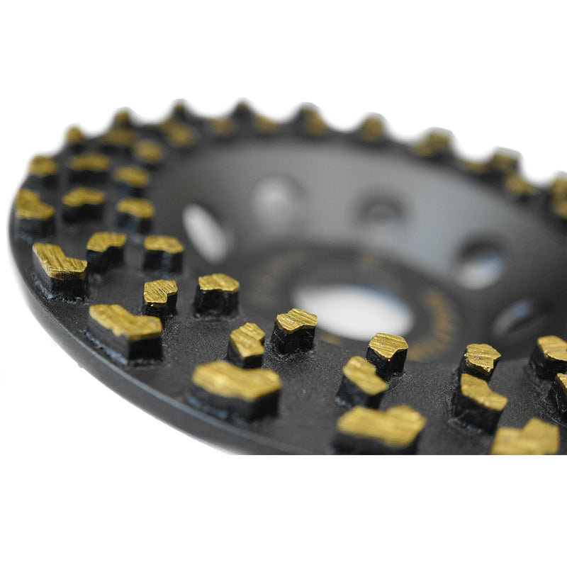 Megatron 5" Diamond Cup Grinding Removing Disc Wheel for Any Concrete, Paint, Epoxy, Glue and Mastic with CDB Newest Technology (Megatron 5") 5"