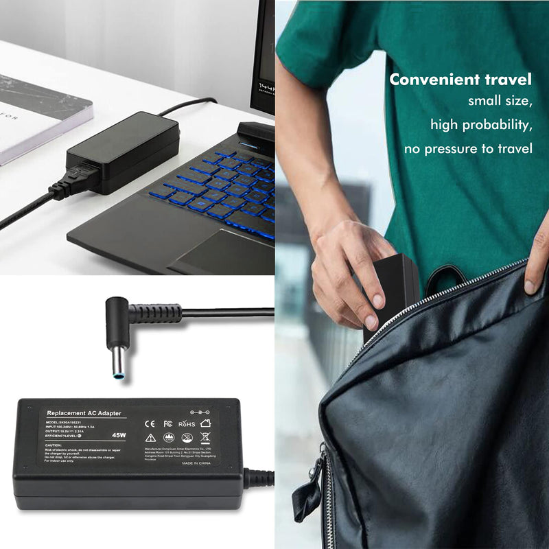 DJW 19.5V 2.31A 45W Ac Adapter/Power Cord Supply for HP Pavilion 11 13 15;HP elitebook Folio 1040 g1;HP Stream 13 11 14;hp touchsmart 11 13 15;hp Spectre ultrabook 13