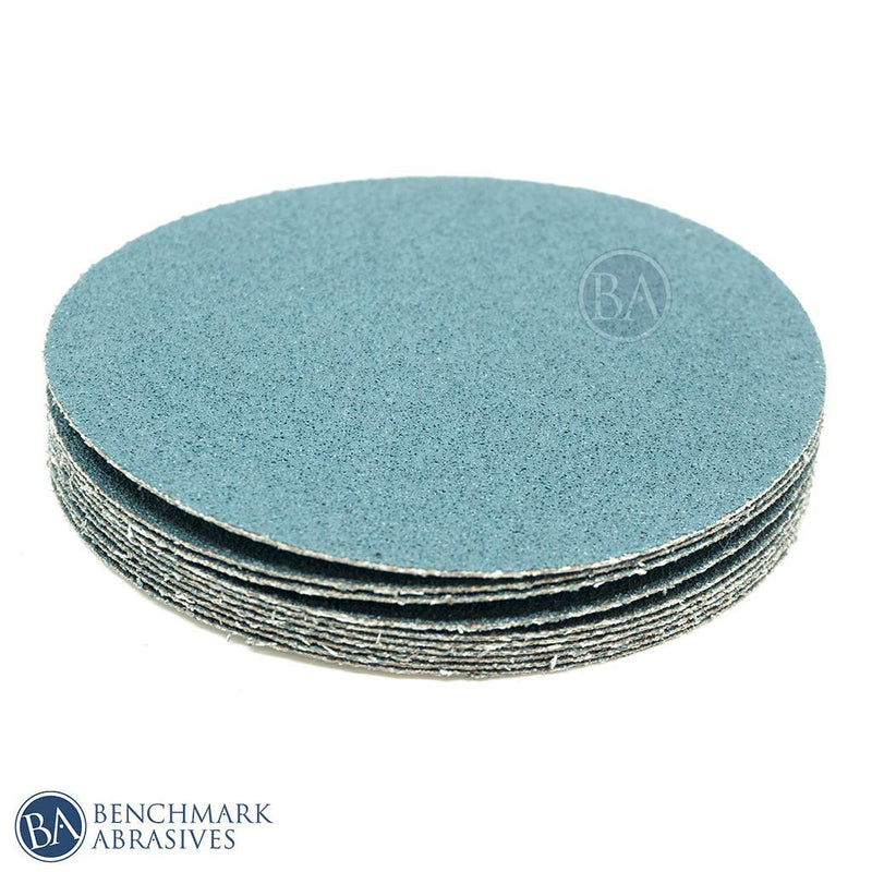 Benchmark Abrasives 6" Zirconia PSA Adhesive Sanding Discs - 10 Pack (36 Grit) 36 Grit