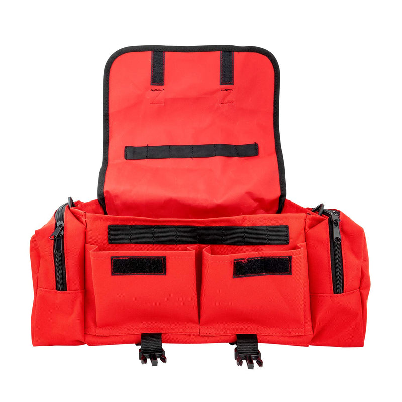 LINE2design First Aid Medical Bag - EMS EMT Paramedic Economical Tactical First Responder Trauma Bag Empty - Portable Outdoor Travel Jump Rescue EMS Bags – Red