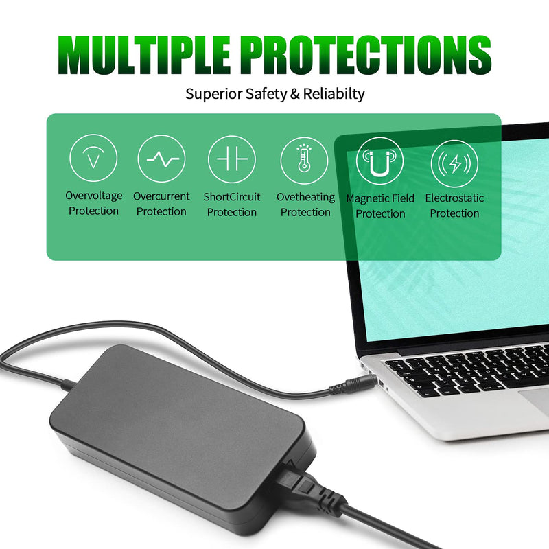 180W Laptop Charger for MSI GF63 GF65 GS65 GS66 GF62 GL62 GE62 GS70 GF72 GL72 GF75 GP60 WS65 GS40 GE70 GS63 GS63VR GS43 GS60 GS73 GS73VR GS75 GE72 Stealth Apache Thin Phantom Pro Power Adapter Cord
