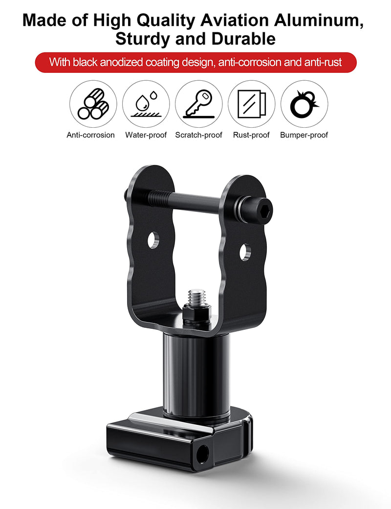 COOLWUFAN 360 Degree Rotate Screen Adjuster for Peloton Bike, Upgraded Screen Swivel for Peloton, Accessory to Turn Peloton Bike Screens, Accessories for Peloton (Not Compatible with Peloton Bike +)