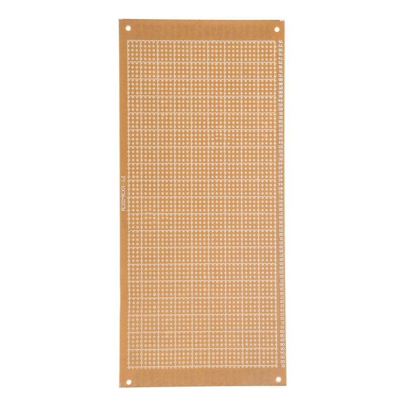 uxcell 10x22cm Single Side Universal Paper Printed Circuit Board for DIY Soldering 3pcs