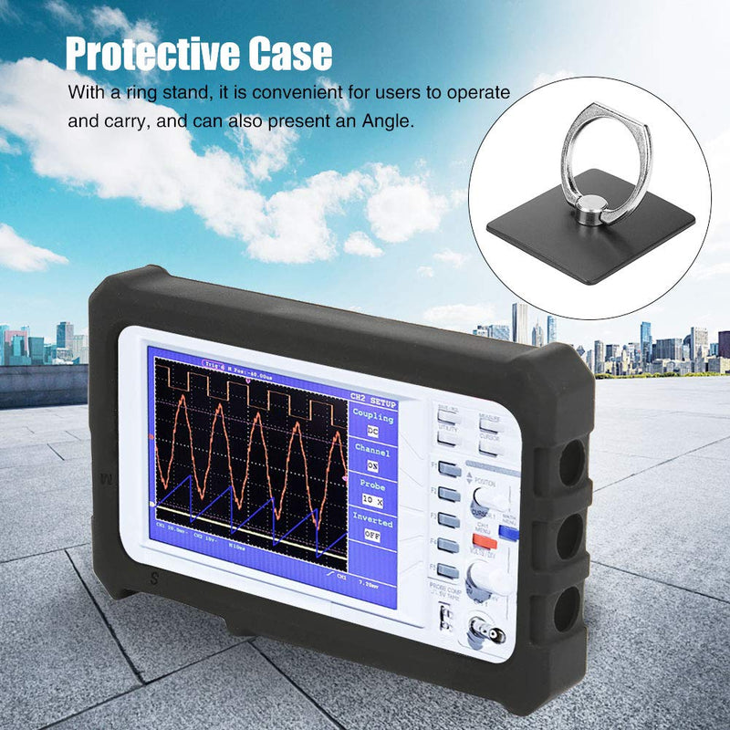 DS212 Case, Silicone Protective Case with Ring Stand for DS212 Mini Digital Oscilloscope