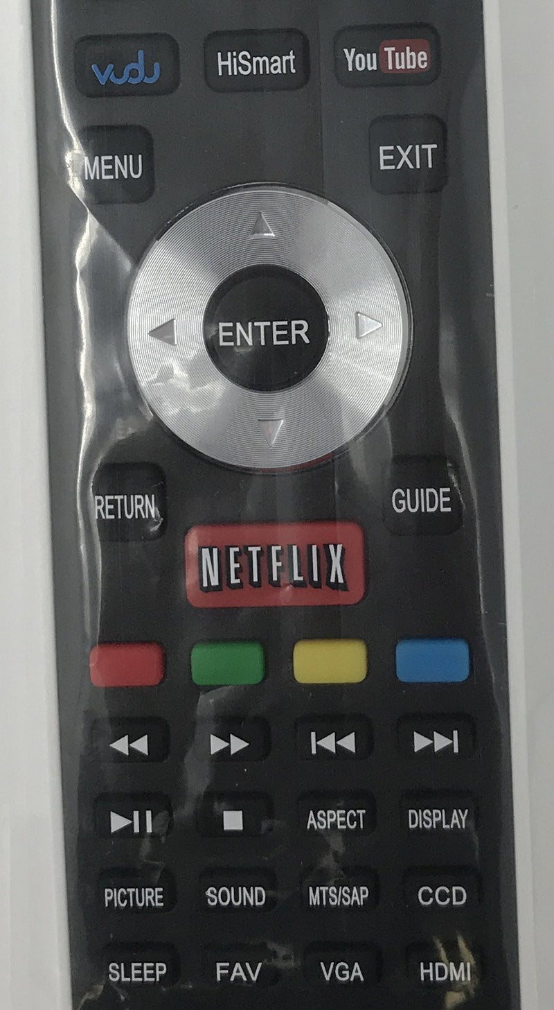 Smartby Remote Control Compatible with Hisense Smart Internet TV Replacement for Hisense EN-22652A EN-31201A EN-33922A EN-33925A EN-33926A