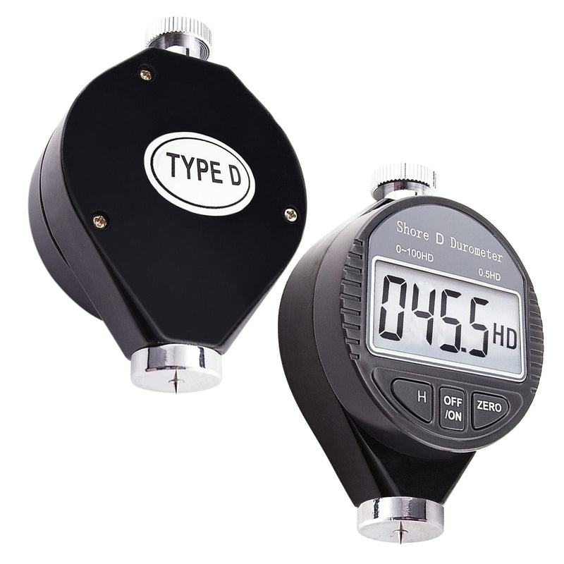 Digital 0-100HD Shore D Hardness Durometer Scale for Rubber, Tires and Plastic (D)