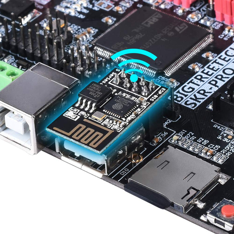 BIGTREETECH SKR Pro v1.2 32-bit Motherboard high-Frequency 3D Printer Control Board, Support TMC5160, TMC2208, TMC2130, TFT28, TFT32, TFT35, 12864LCD ect.