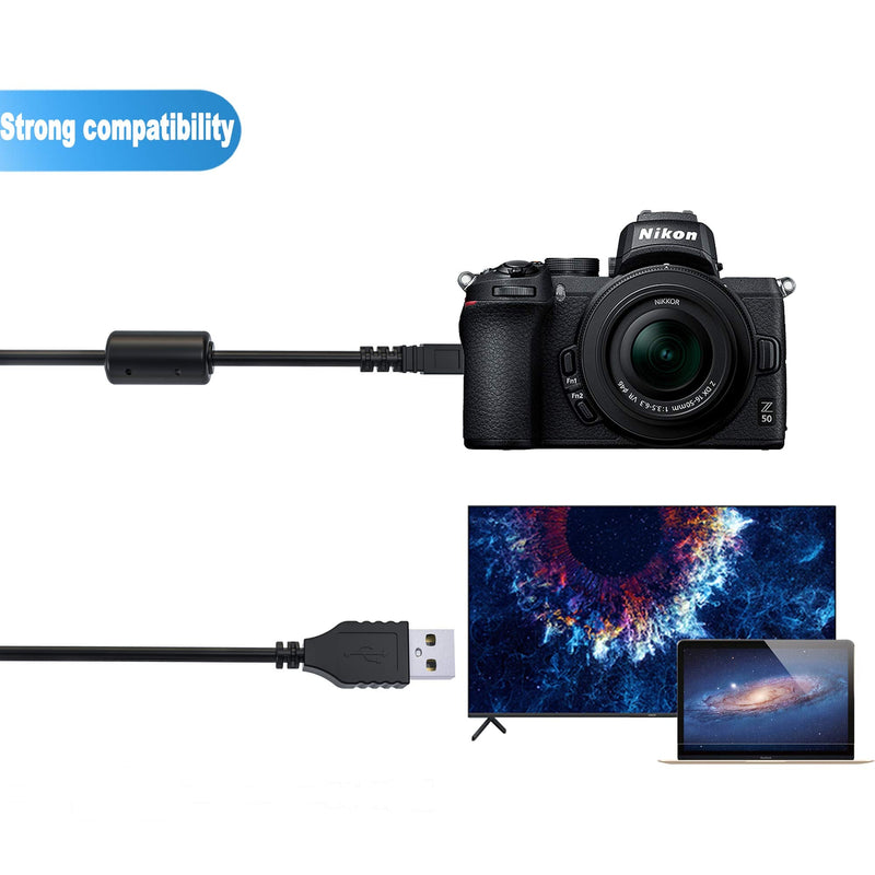 UC-E6 USB Cable, Ancable 3-Feet USB Mini-B Universal Digital Camera Data Transfer Cord Charger Cable Compatible for Nikon CoolPix, L, D, P, Series Digital Camera 1