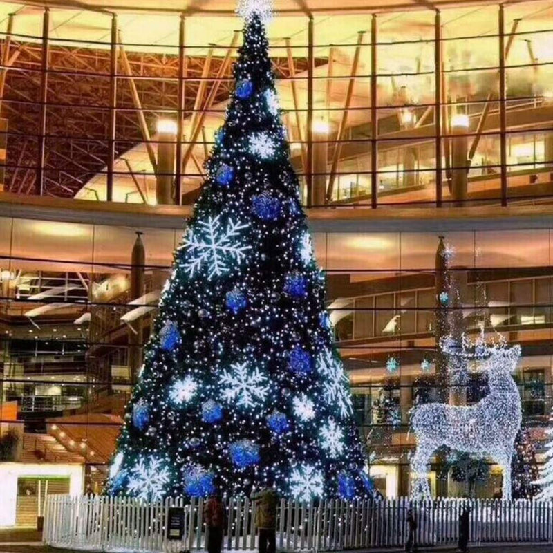 HOME LIGHTING 66ft Christmas Decorative Mini Lights, 200 LED Green Wire Fairy Starry String Lights Plug in, 8 Lighting Modes, for Indoor Outdoor Xmas Tree Wedding Party Decoration (Blue) Blue