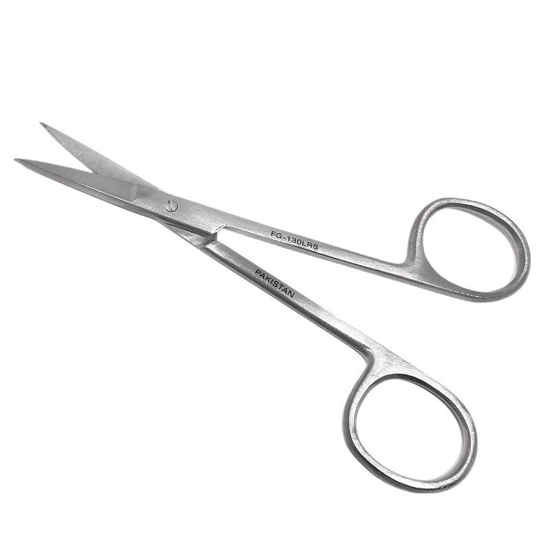 Cynamed Iris Micro Dissecting Precision Lab Scissors, Fine Point Straight - Perfect for Doctors, Nurses, EMS, Students, Education & Training and More (Pack of 3)