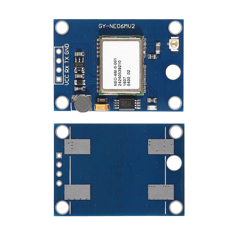 2Pcs GY-NEO6MV2 NEO-6M GPS Module with Flight Control for EEPROM MWC APM2.5 Large Antenna NEO6MV2
