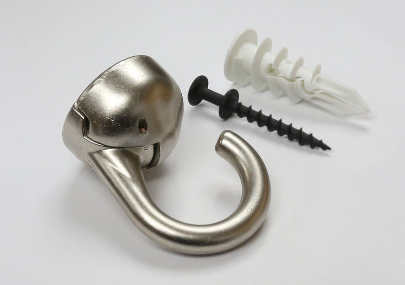 Hangman Products Elephant Ceiling Hook, 1 Hanger, Nickel