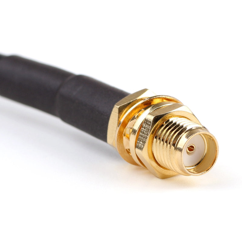 DHT Electronics Handheld Antenna Cable for Wouxun Baofeng Quasheng Linton - Adapter for UHF Base and Mobile Antennas - SMA Female to UHF SO-239 Female Connectors 3FT