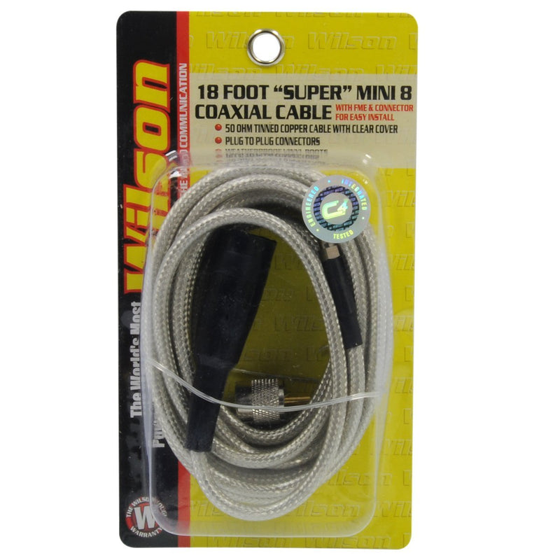Wilson Antenna 305-830 18' Belden Coax Cable with PL-259/FME Connectors