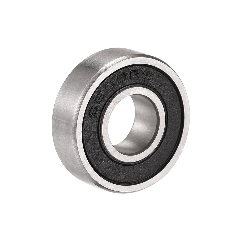uxcell S698-2RS Stainless Steel Ball Bearing 8x19x6mm Double Sealed Bearings 2pcs 2