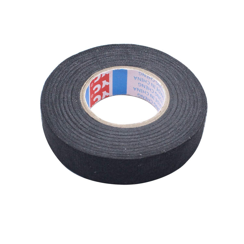 TAKPART 2 Rolls Car Wiring Harness Tape 19mm x 15m Cloth Tape 2 Roll