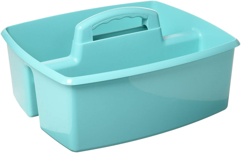 Storex Industries 13" x 11" x 6.375" Large Caddy, Teal