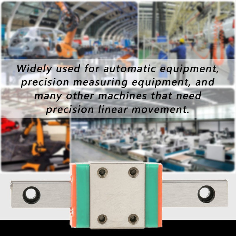 LWL7B Miniature Linear Guide Rail 7mm Width Slide Block for 3D Printer CNC Machine(55MM) 55MM