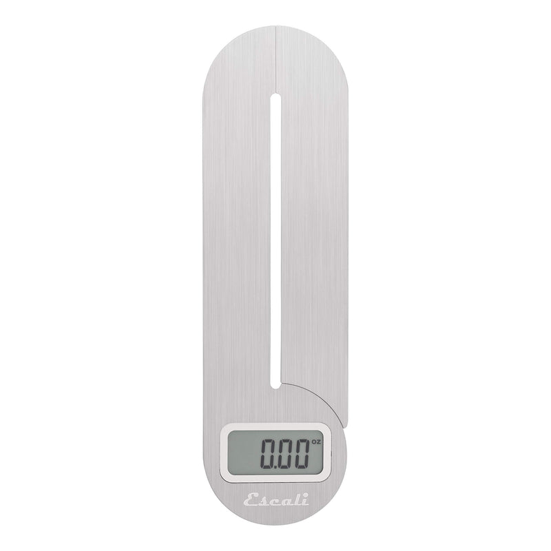 Escali F115 Compact Kitchen Scale, 11 lb/5 kg, Stainless Steel