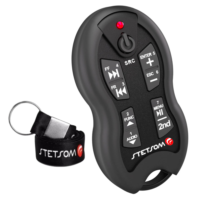 Stetsom SX2 Long Range Universal Infra-Red Remote Control 16 Function (Black) Standard Packaging