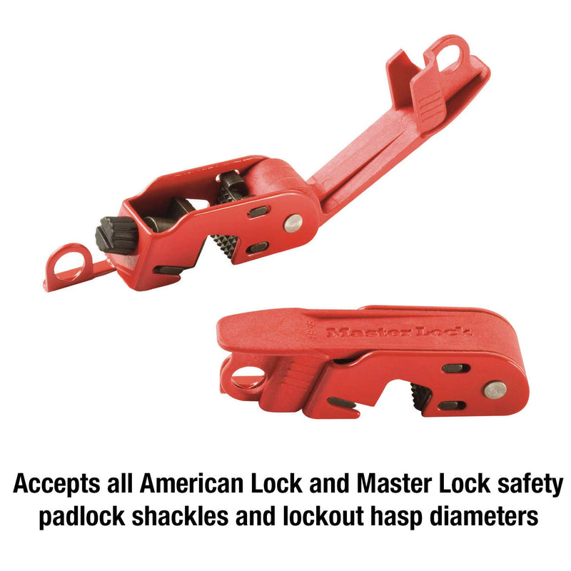 Master Lock 493B Lockout Tagout Circuit Breaker Lockout, Standard Single and Double Toggles Single & Double Toggles
