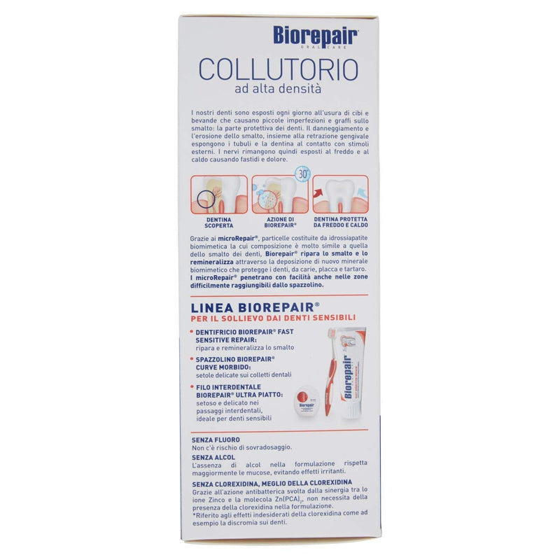 Biorepair:" Collutorio" Mouthwash Gum Protection - 500ml/16.9 fl.oz [ Italian Import ]