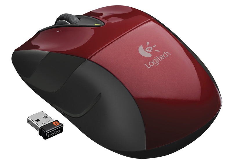 Logitech Wireless Mouse M525 - Red/Black Standard Packaging