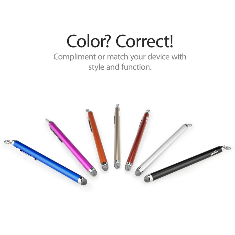 Stylus Pen for iPad 2 (Stylus Pen by BoxWave) - EverTouch Capacitive Stylus, Fiber Tip Capacitive Stylus Pen for iPad 2, Apple iPad 2 - Crimson Red