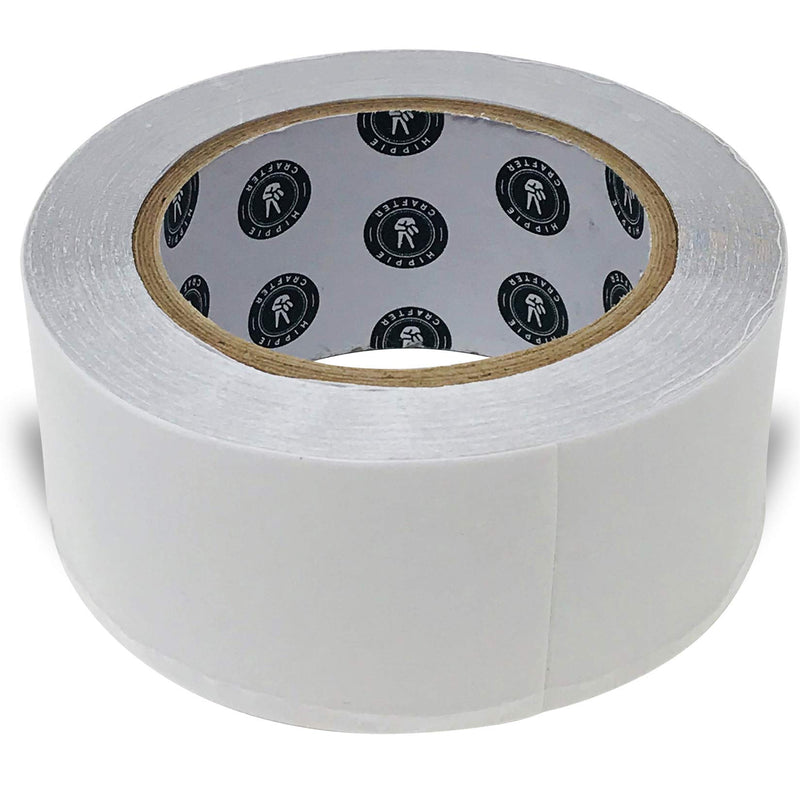 Clear Double Sided Tape 2 inch Wide Heavy Duty Adhesive 2 Sided Strong Duct Thin Tape - 90FT x 2"